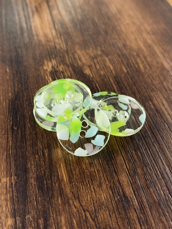 Terrazzo Acrylic Button